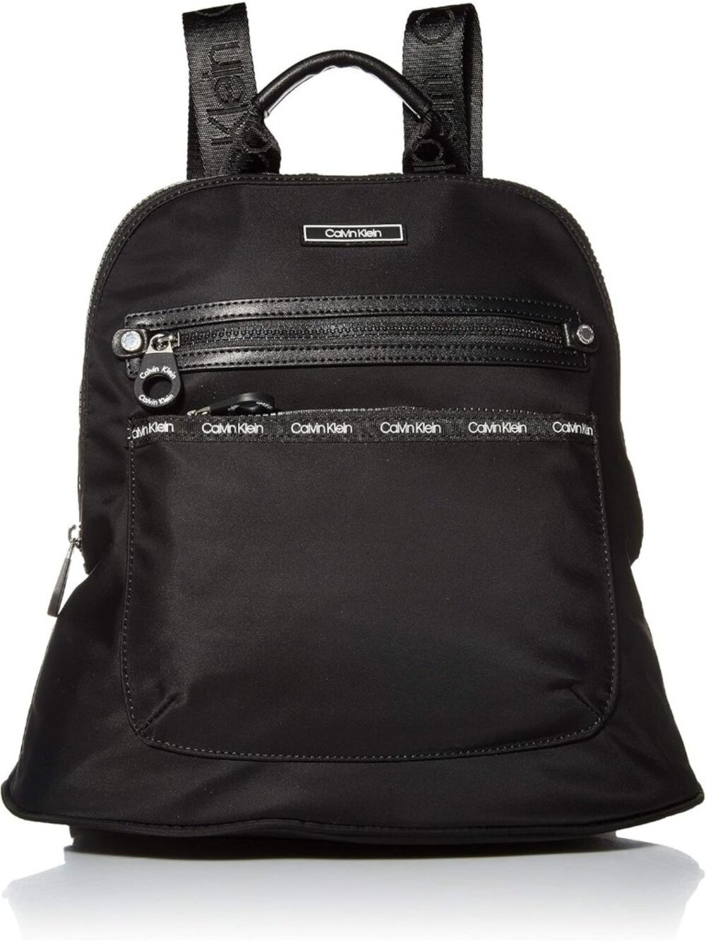 Calvin Klein Georgina Nylon Organizational Backpack Black